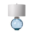 Kara Blue Tinted Glass Table Lamp