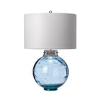 Kara Blue Tinted Glass Table Lamp