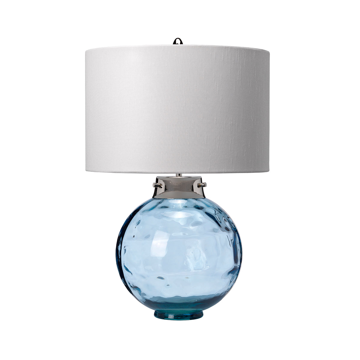 Kara Blue Tinted Glass Table Lamp