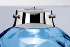 Kara Blue Tinted Glass Table Lamp