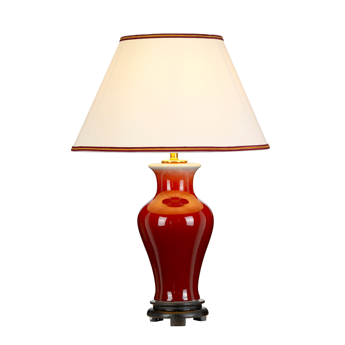 Majin Oxblood Table Lamp (Tall Shade)