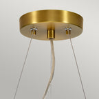 Pearce 14" Pendant (Aged Brass Ceiling Pan)