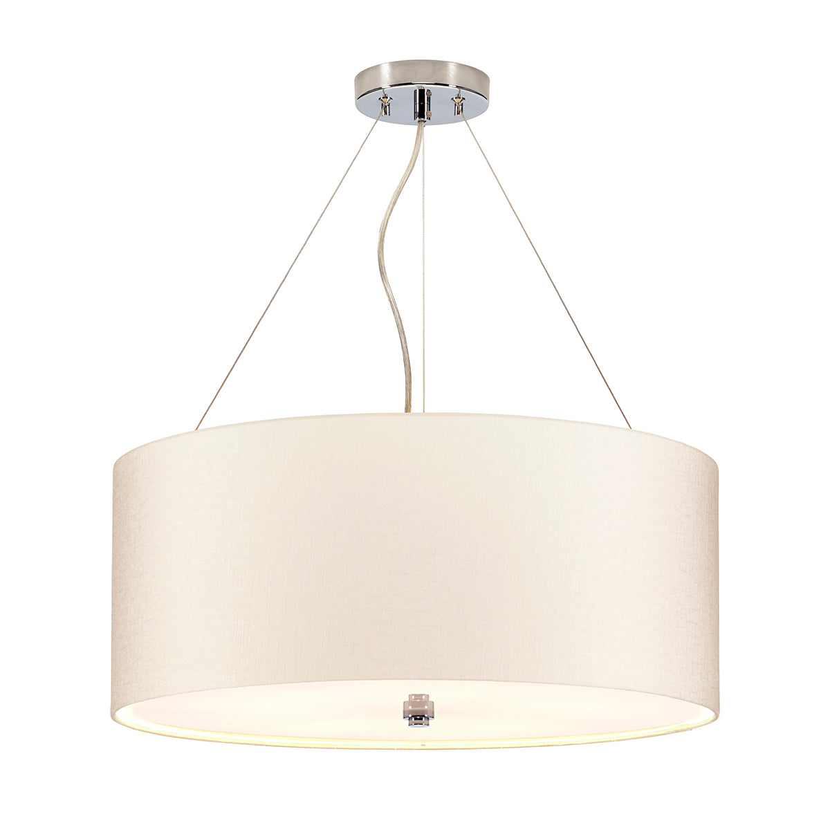 Pearce 22" Pendant (Polished Chrome Ceiling Can)