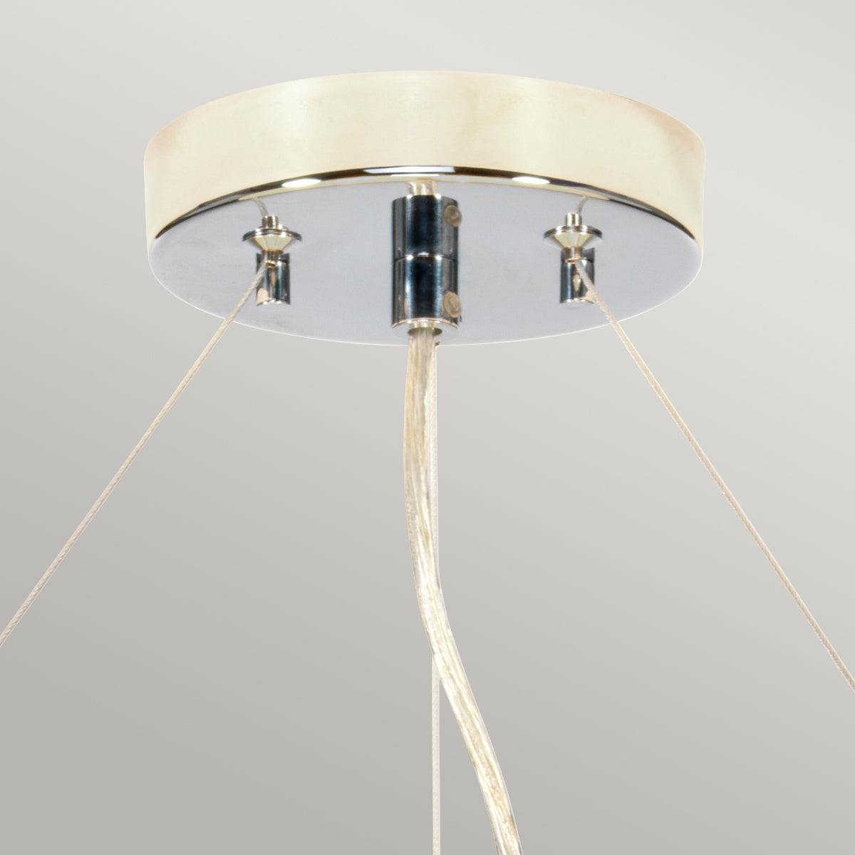 Pearce 22" Pendant (Polished Chrome Ceiling Can)