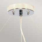 Pearce 34" Pendant (Polished Chrome Ceiling Pan)