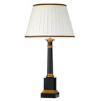 Peronne Black & Gold Table Lamp with Empire Shade