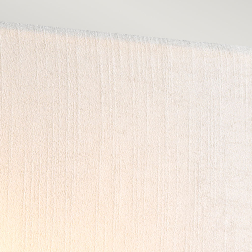 Riley Small Square Wall Light (Aged Brass & Fabric Shade)