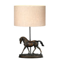 Spirit Horse Table Lamp (Large Oval Shade)