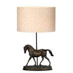 Spirit Horse Table Lamp (Large Oval Shade)