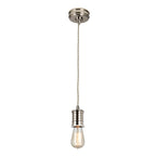 Douille 1 Light Pendant - Polished Nickel