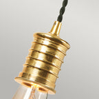 Douille Black & Brass Wall Light