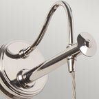 Douille Polished Nickel Wall Light