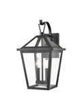 Dusk 2lt Exterior Wall Bracket in Matt Black