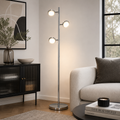 Salix LED Triple Floor Stand Lamp Chrome