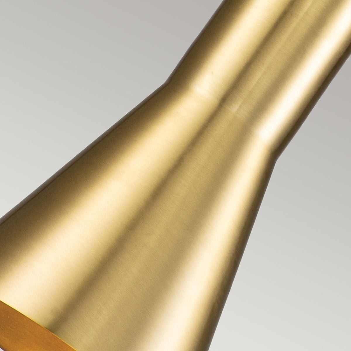 Etoile 1lt Medium Pendant - Aged Brass and Gold Leaf