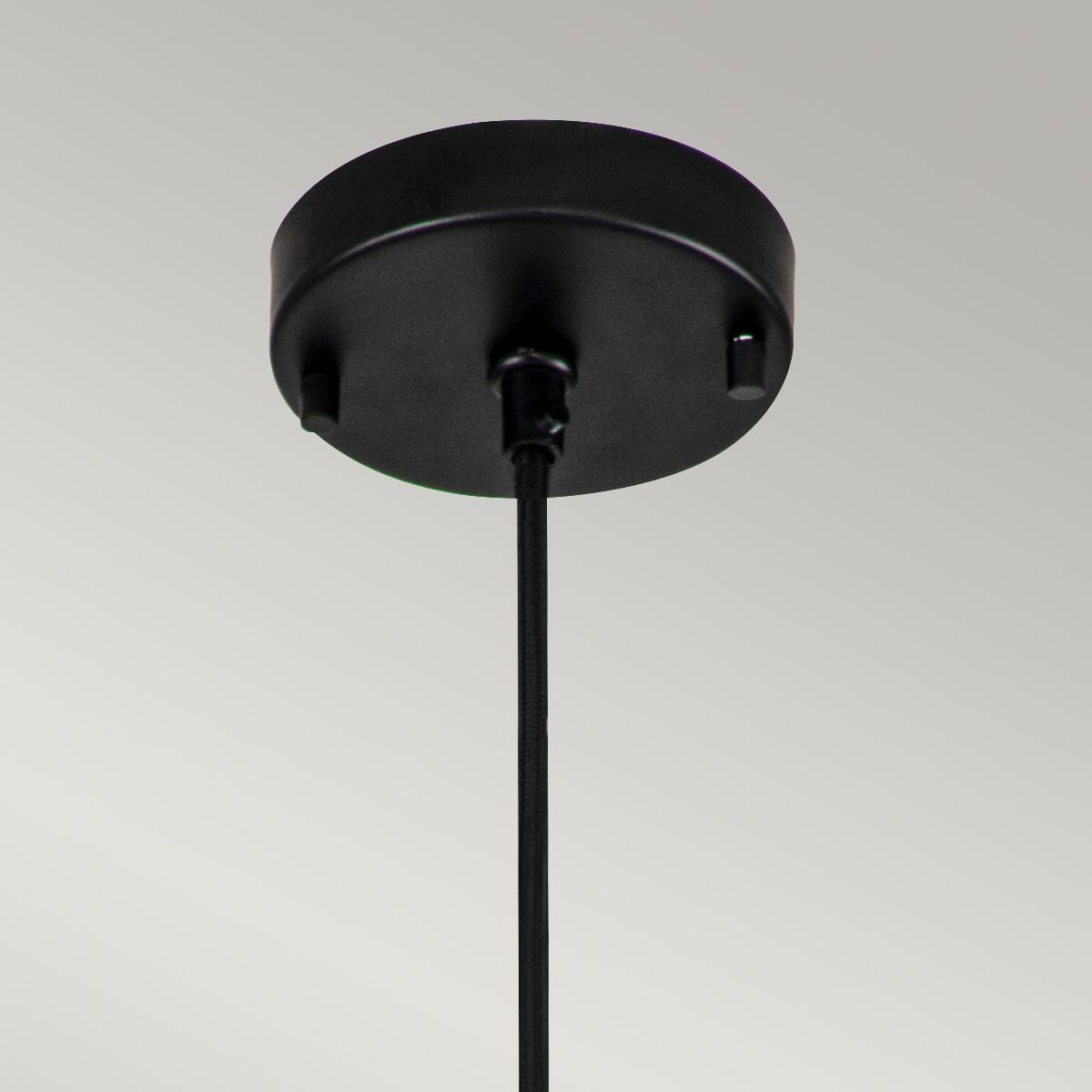 Etoile 1lt Medium Pendant - Matte Black and Gold Leaf
