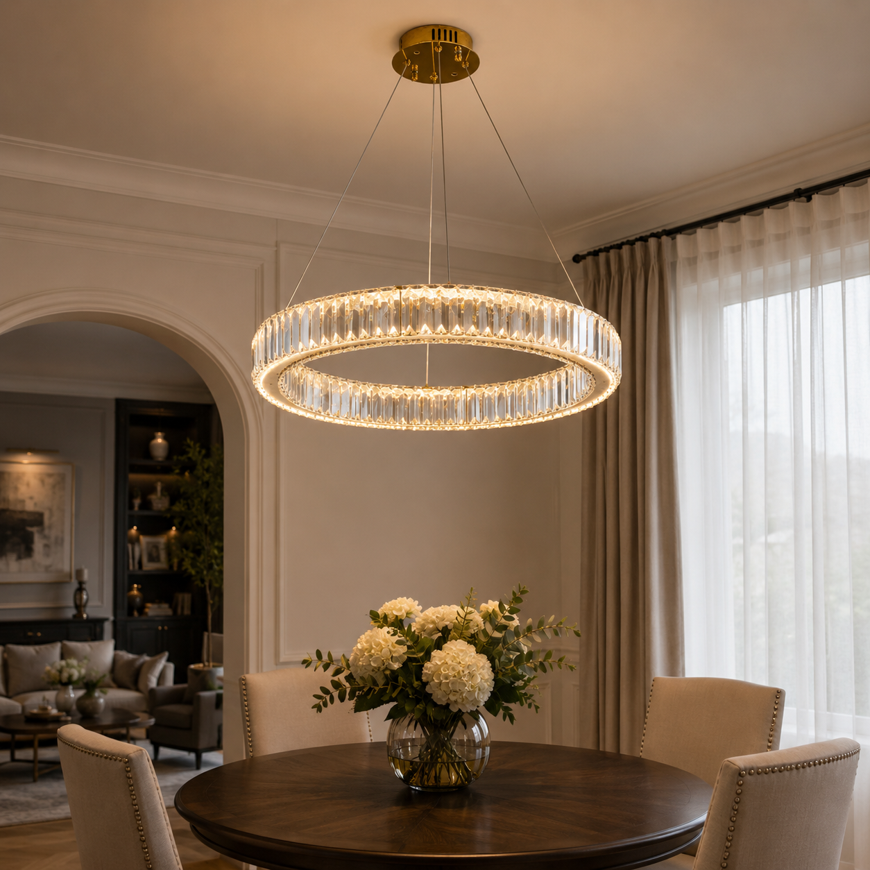 AQUARIOUS 400 Round Crystal LED Light
