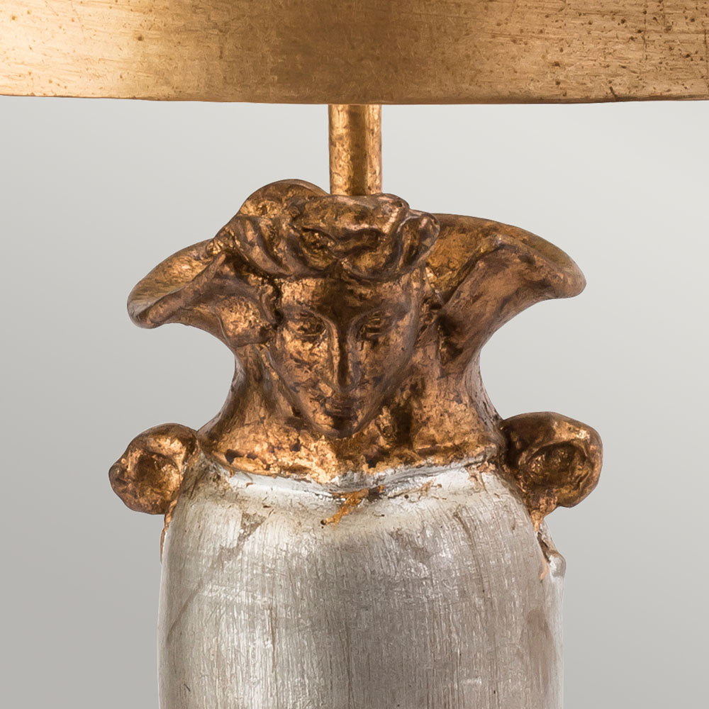 Bienville 1 Light Table Lamp - Silver/Gold