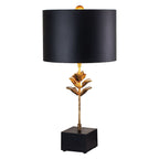 Camilia 1lt Table Lamp - Antique Gold and Black