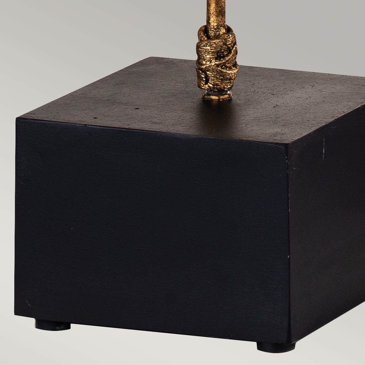 Camilia 1lt Table Lamp - Antique Gold and Black