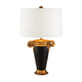 Gallier 1lt Table Lamp - Black and Gold