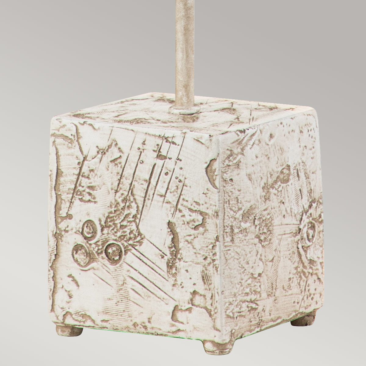 Petra 1lt Table Lamp - Bone White