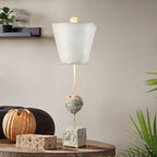 Petra 1lt Table Lamp - Bone White