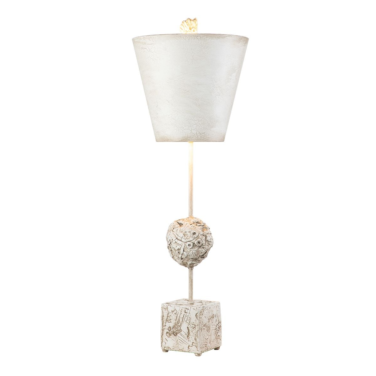 Petra 1lt Table Lamp - Bone White
