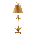Red Bell 1 Light Table Lamp - Gold Leaf