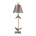Red Bell 1 Light Table Lamp - Silver Leaf