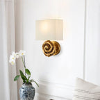 Swirl 1lt Large Wall Light - Gold Leaf
