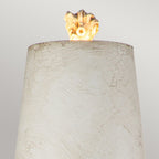 Swirl 1lt Table Lamp - Bone White