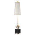 Swirl 1lt Table Lamp - Bone White