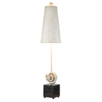 Swirl 1lt Table Lamp - Bone White