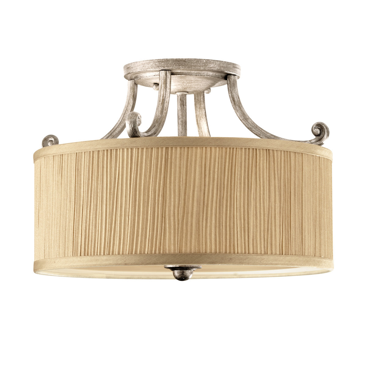 Abbey 3-Light Semi-Flush Mount