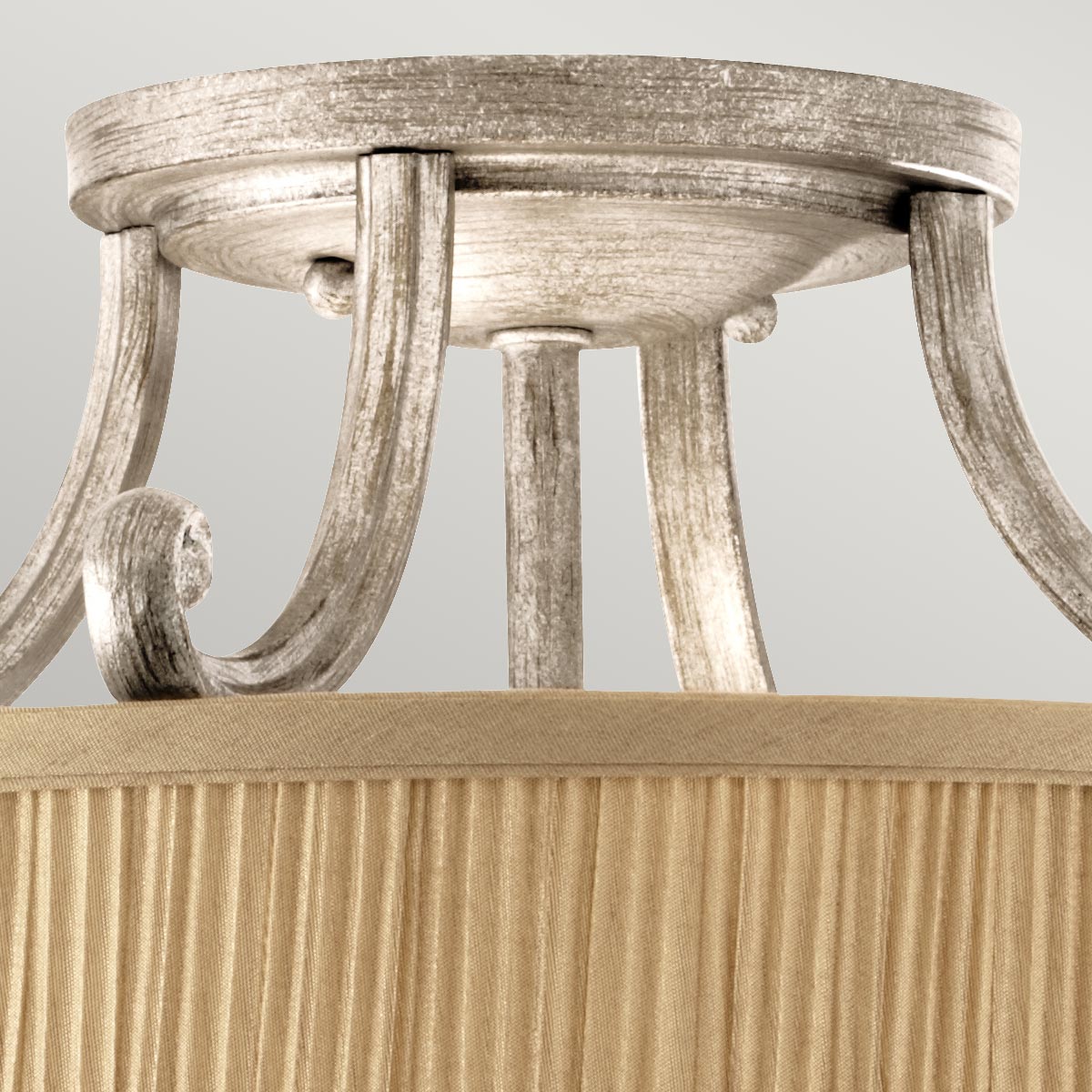 Abbey 3-Light Semi-Flush Mount
