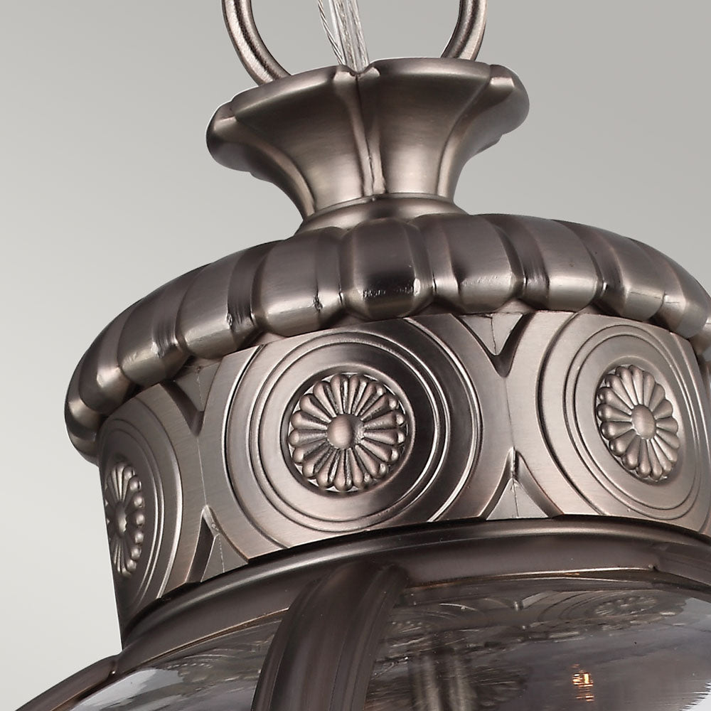 Adams 3-Light Pendant (Antique Nickel)