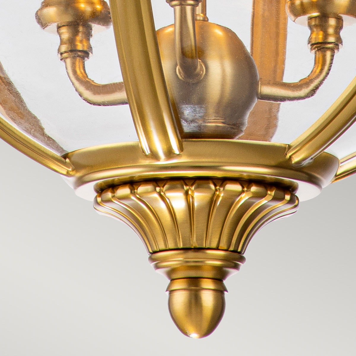 Adams 3-Light Pendant (Brushed Brass)