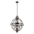 Adams 4-Light Pendant (Antique Nickel)