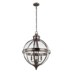 Adams 4-Light Pendant (Antique Nickel)
