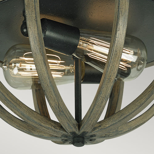 Allier Flush Mount (Wood) 9