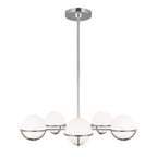 Apollo 5-Light Chandelier (Polished Nickel)
