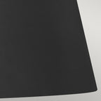 Asher 3-Light Flush Mount (Midnight Black & Gold Leaf)