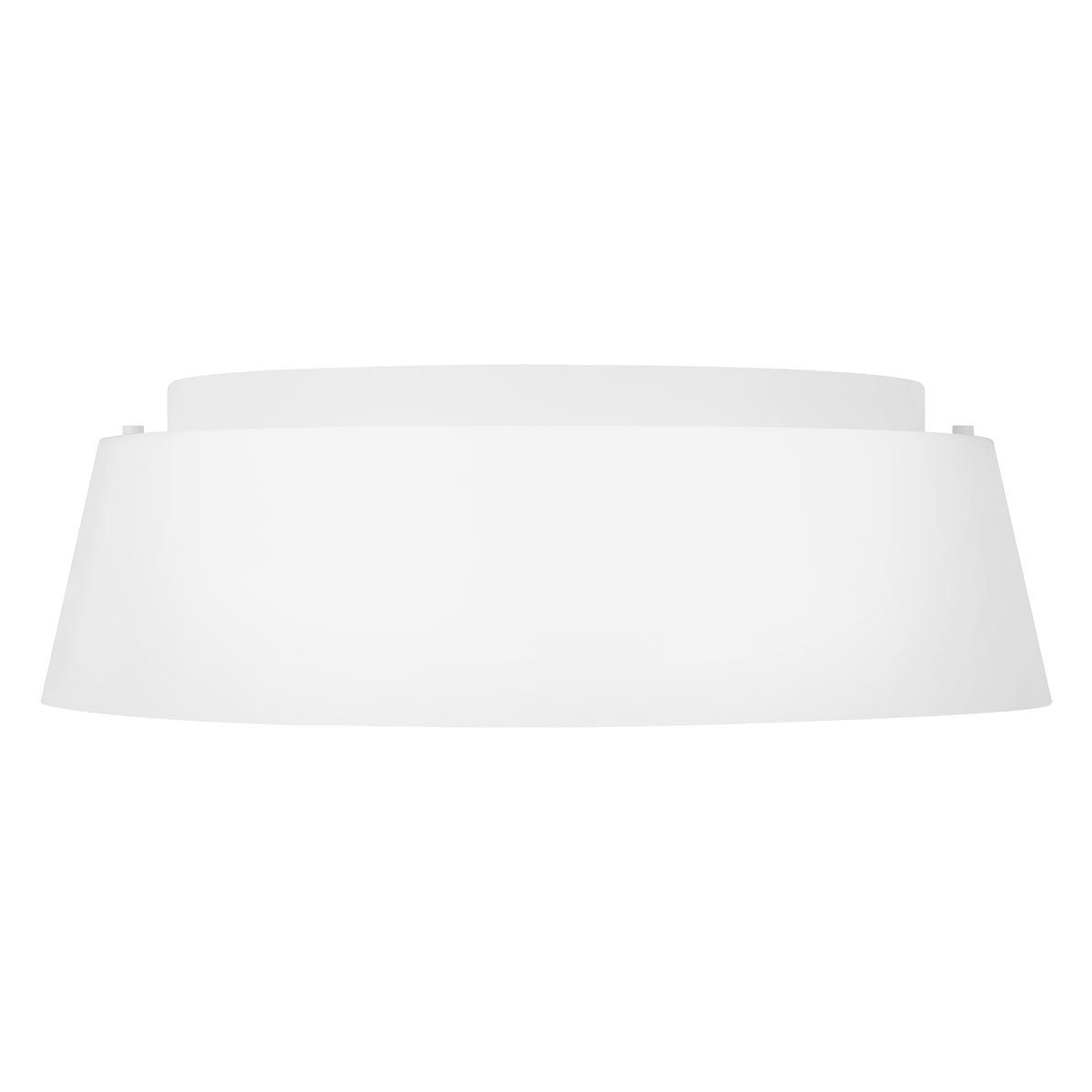 Asher 3-Light Flush Mount (Matte White & Gold Leaf)