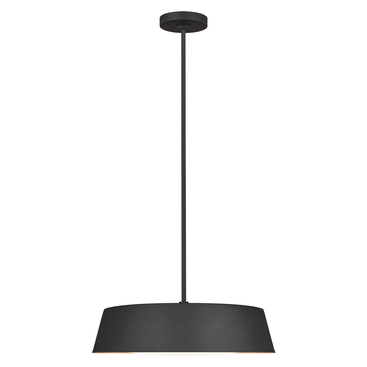 Asher 5-Light Pendant (Midnight Black & Gold Leaf)