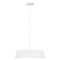 Asher 5-Light Pendant (Matte White & Gold Leaf)