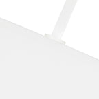 Asher 5-Light Pendant (Matte White & Gold Leaf)