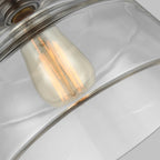 Baskin 1 Light Pendant - Polished Nickel