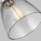 Baskin 1 Light Pendant - Polished Nickel