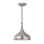 Beso 1-Light Medium Pendant (Brushed Steel)